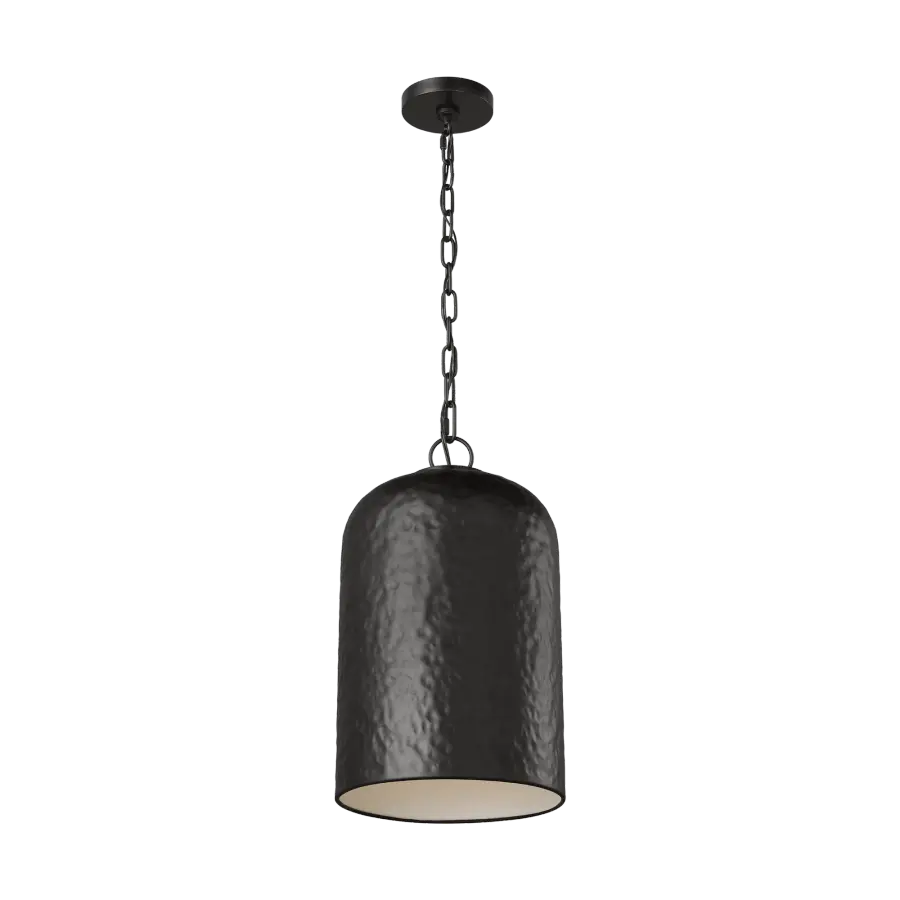 Buckner Tall Pendant in Aged Iron - Image 1