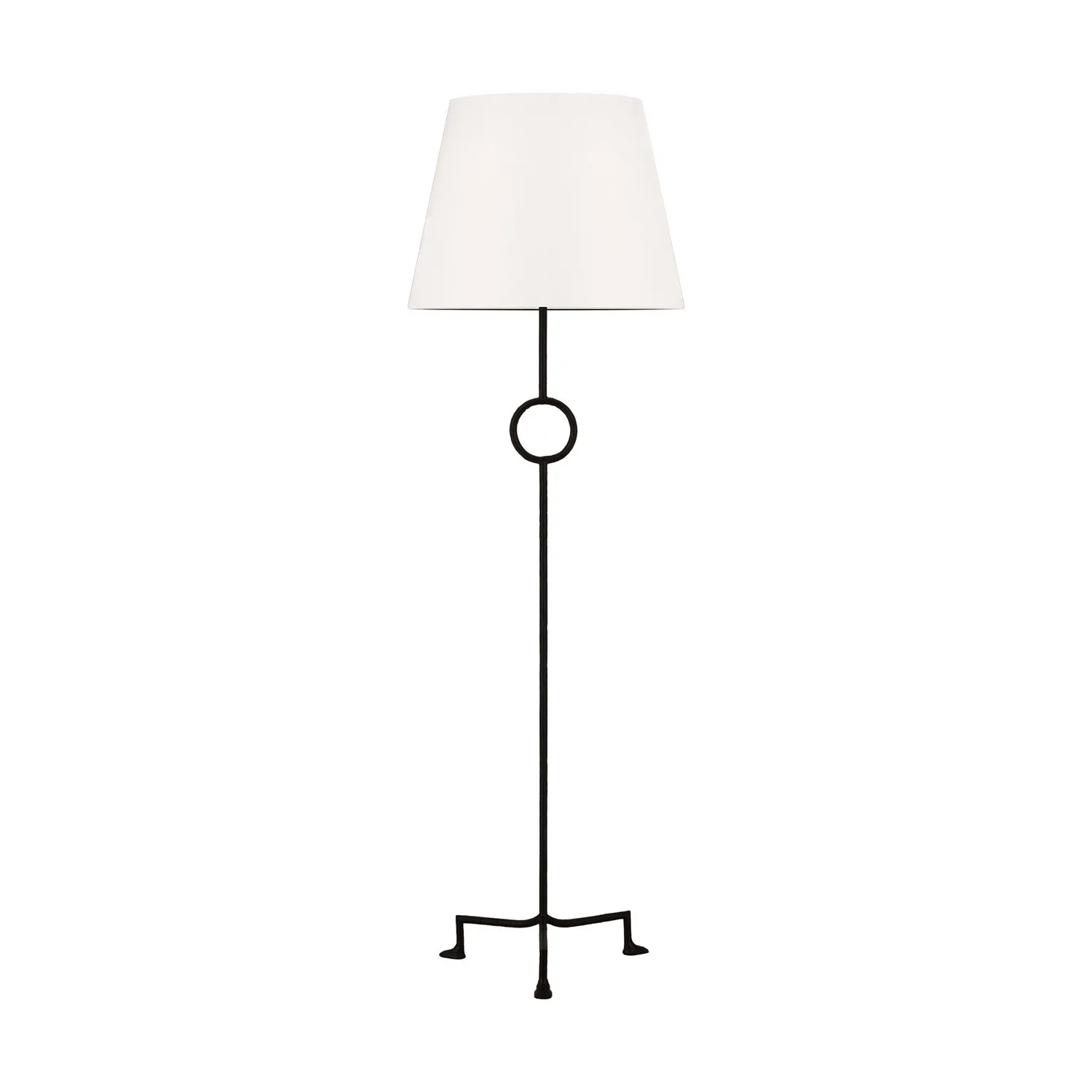 Montour One Light Floor Lamp in Aged Iron