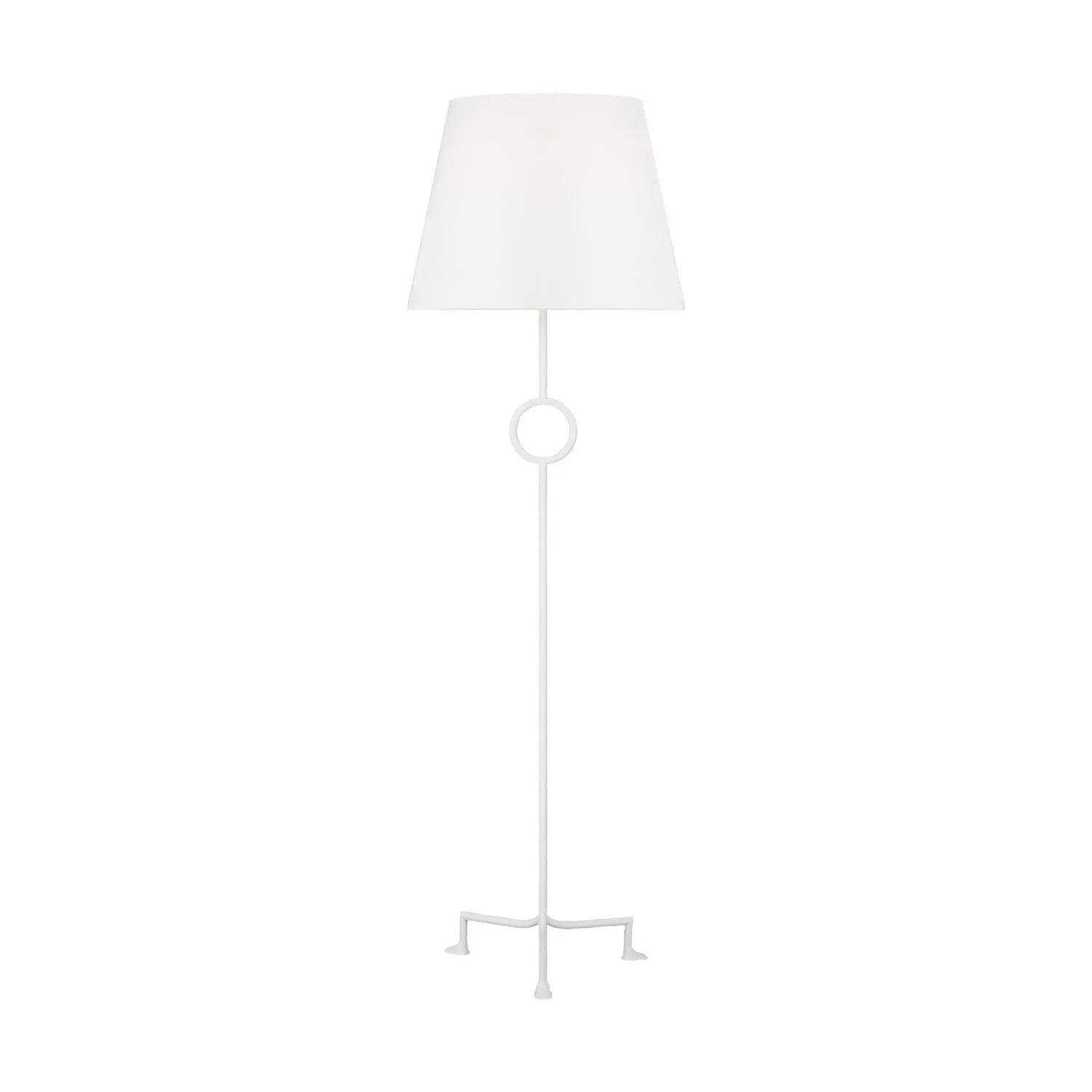 Montour One Light Floor Lamp in Matte White