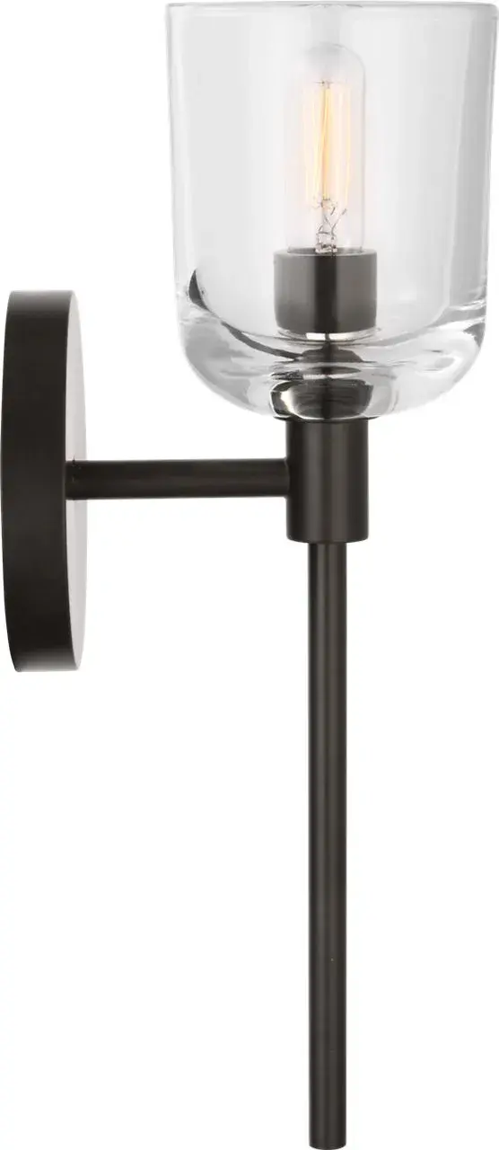 Hartley Small Bath Sconce in Aged Iron - Image 2