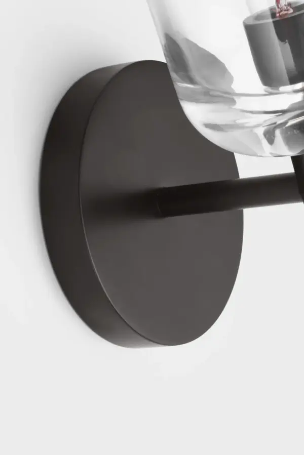 Hartley Small Bath Sconce in Aged Iron - Image 16