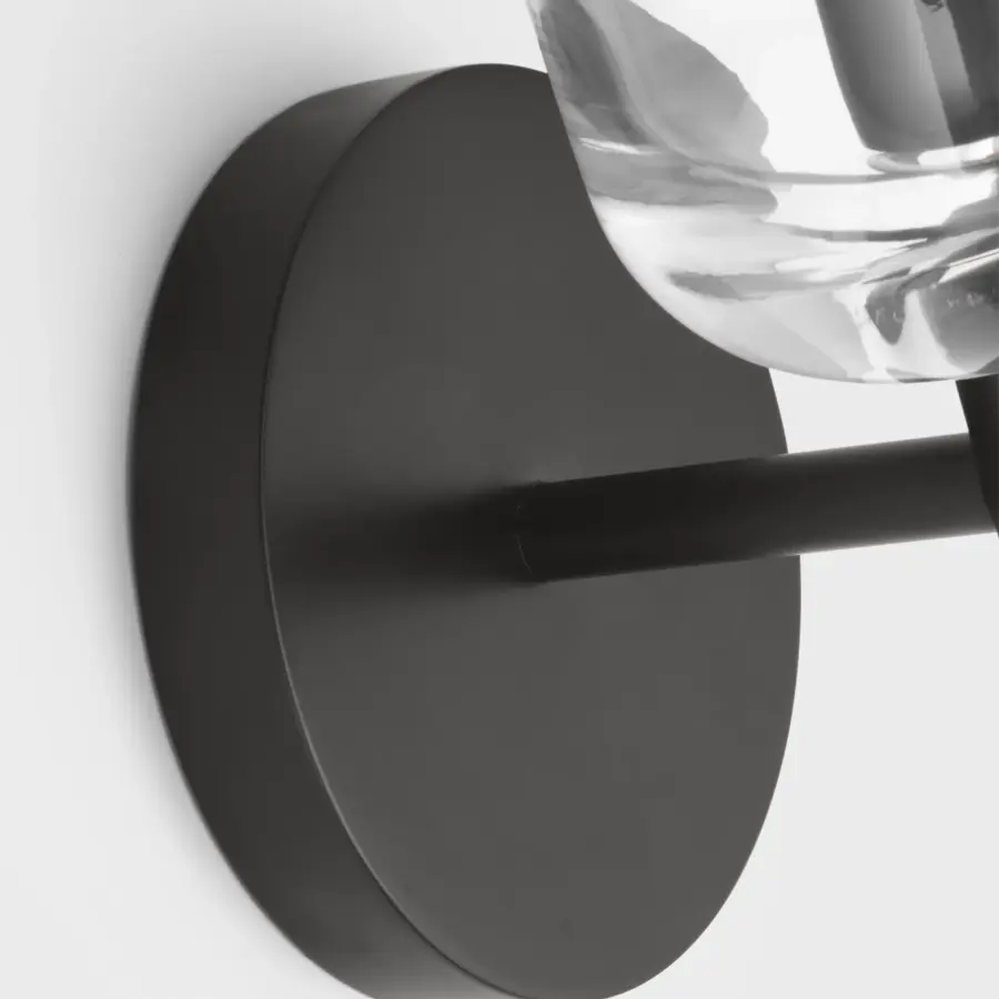 Hartley Small Bath Sconce in Aged Iron - Image 21