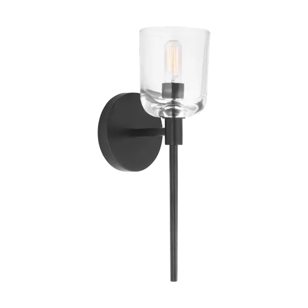 Hartley Small Bath Sconce in Aged Iron - Image 5