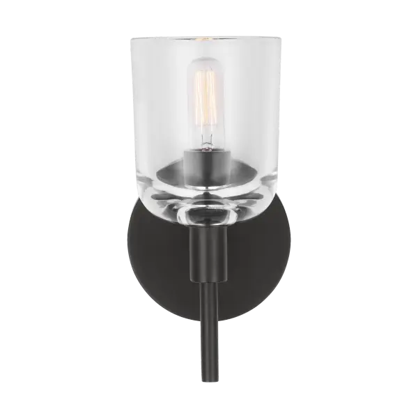 Hartley Small Bath Sconce in Aged Iron - Image 7