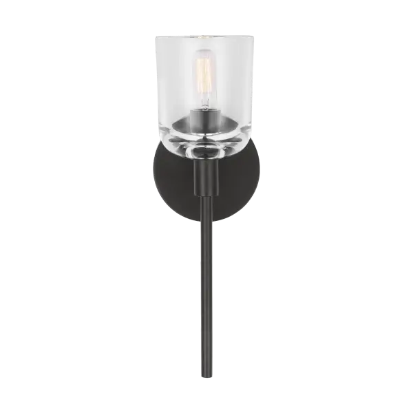 Hartley Small Bath Sconce in Aged Iron - Image 9