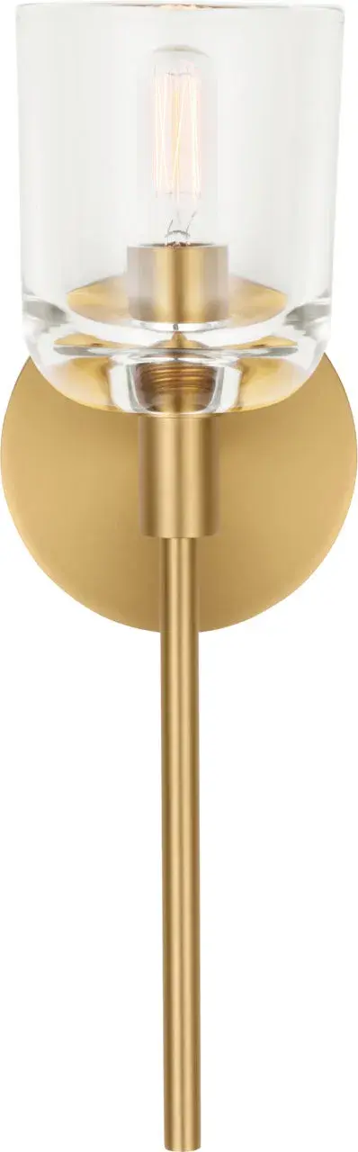 Hartley Small Bath Sconce in Burnished Brass - Image 6