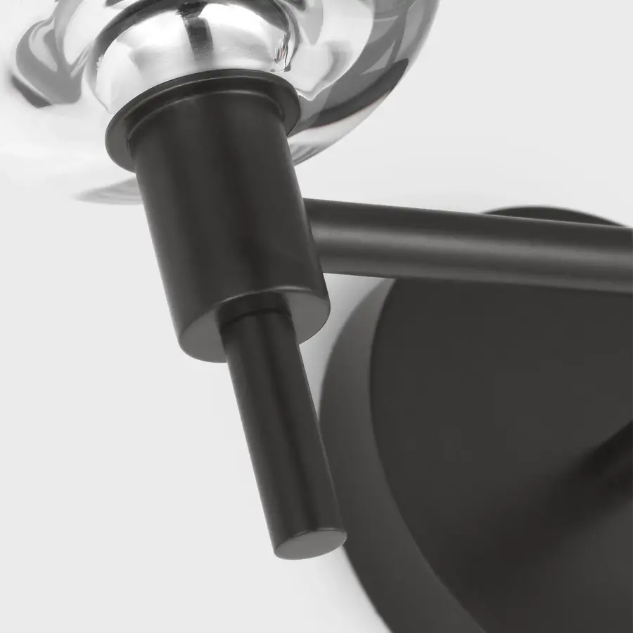 Hartley 2-Light Vanity in Aged Iron - Image 9
