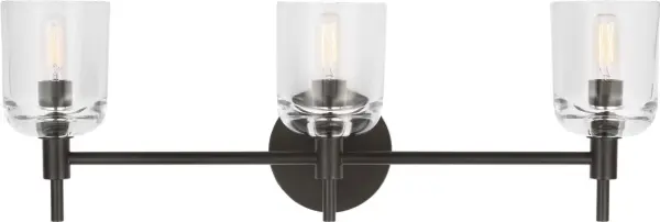 Hartley 3-Light Vanity in Aged Iron - Image 2