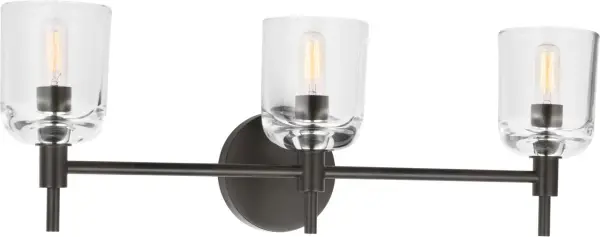 Hartley 3-Light Vanity in Aged Iron - Image 4