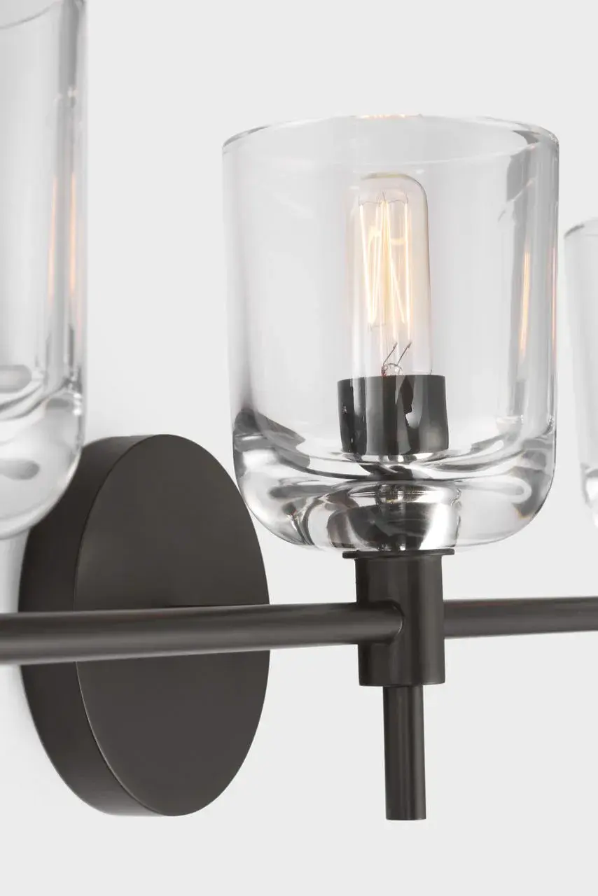 Hartley 3-Light Vanity in Aged Iron - Image 6