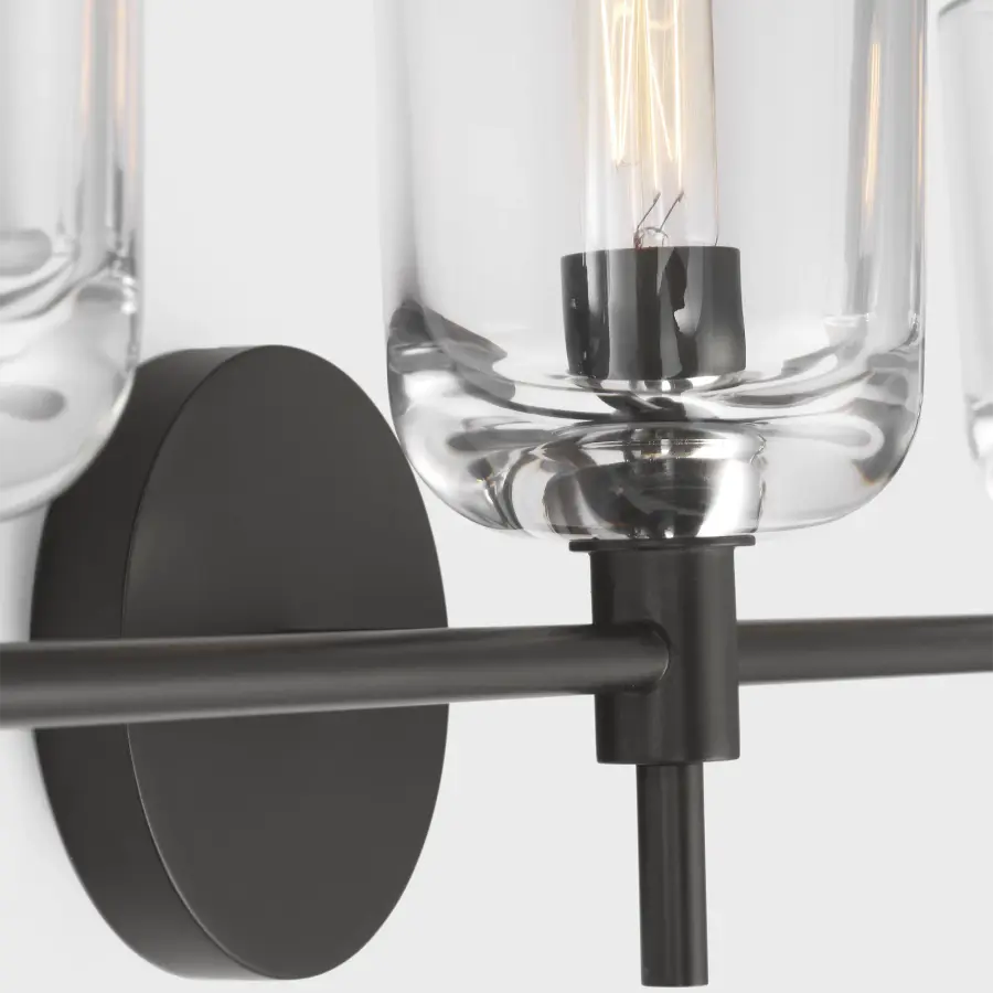 Hartley 3-Light Vanity in Aged Iron - Image 7