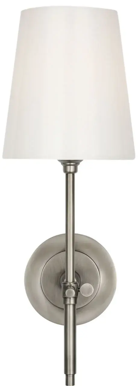 Bryant 15" Cordless Bath Sconce in Antique Nickel - Image 3