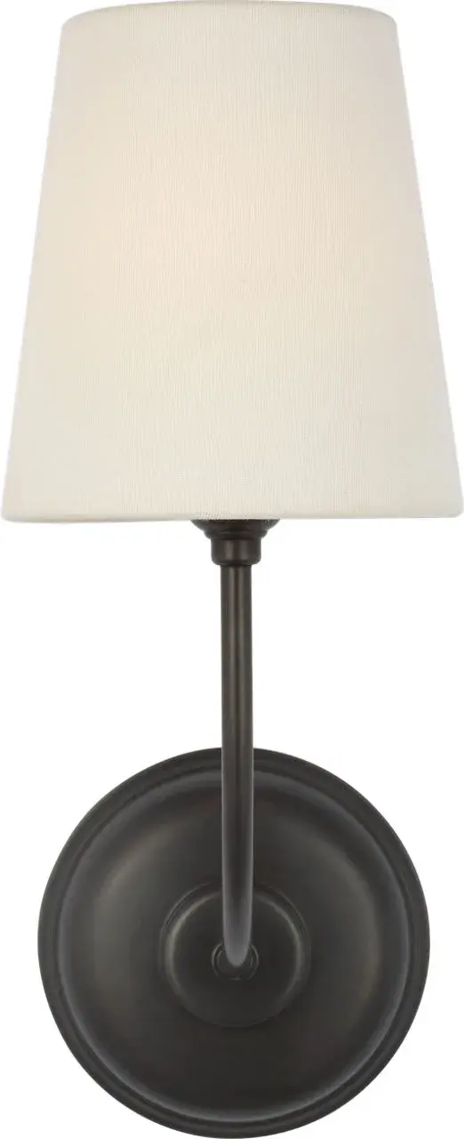 The Vendome 16" Cordless Sconce offers the perfect blend of traditional elegance and contemporary functionality. Its bronze finish and linen shade create warm, sophisticated lighting without hardwiring requirements.