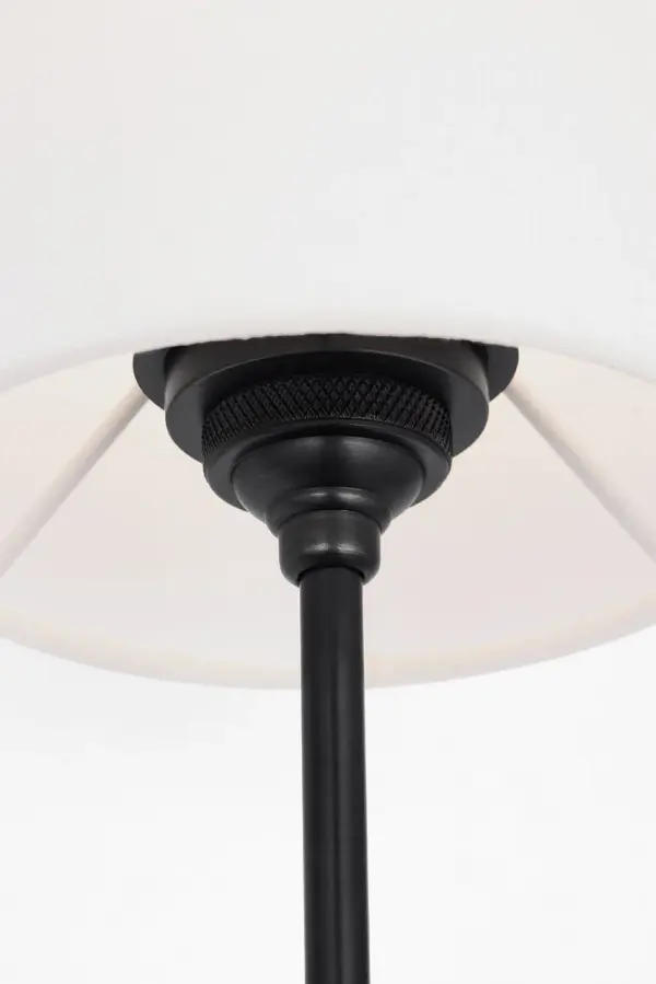 Vendome 26" Single Cordless Sconce in Bronze with Linen Shade - Image 5