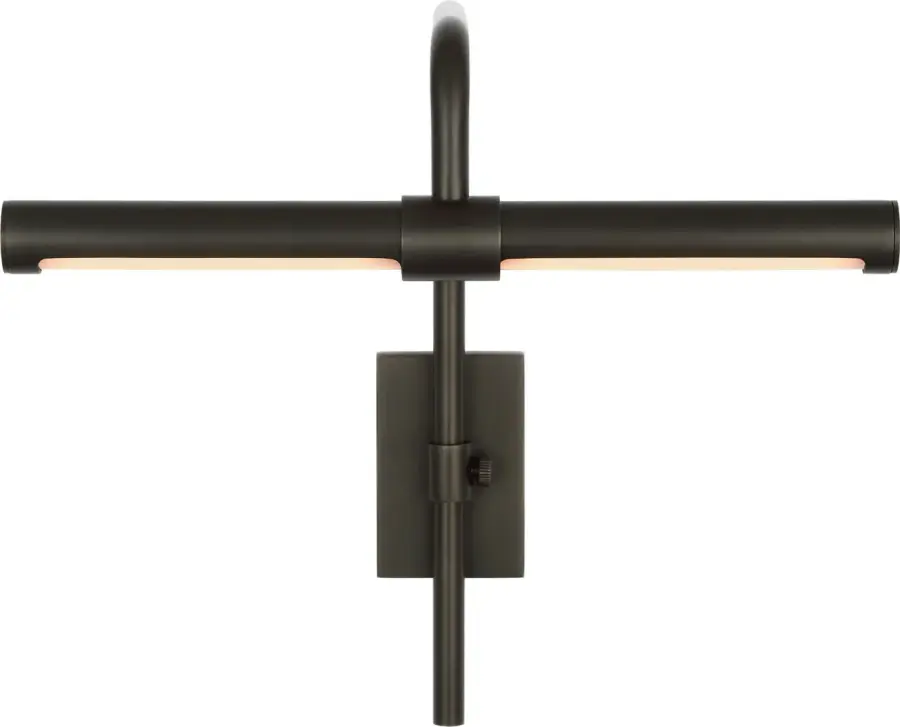 Kidd 9" Frame Mount Picture Light in Bronze - Image 1