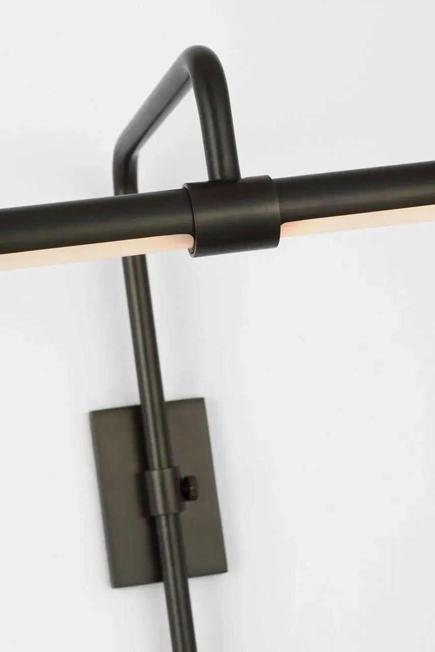 Kidd 9" Frame Mount Picture Light in Bronze - Image 10