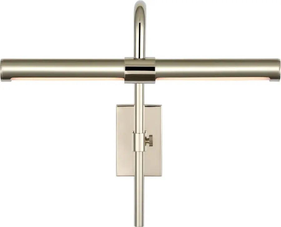 Kidd 9" Frame Mount Picture Light in Polished Nickel - Image 1