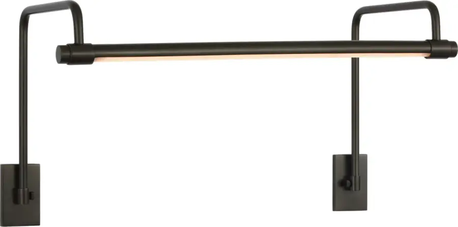 Kidd 18" Frame Mount Picture Light in Bronze - Image 2