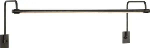 Kidd 30" Frame Mount Picture Light in Bronze - Image 4