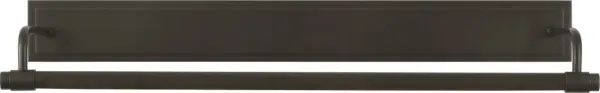 The Kidd picture light combines traditional bronze styling with hardwired reliability to beautifully illuminate artwork and wall displays. Its 24-inch width makes it ideal for medium to large frames and mirrors.
