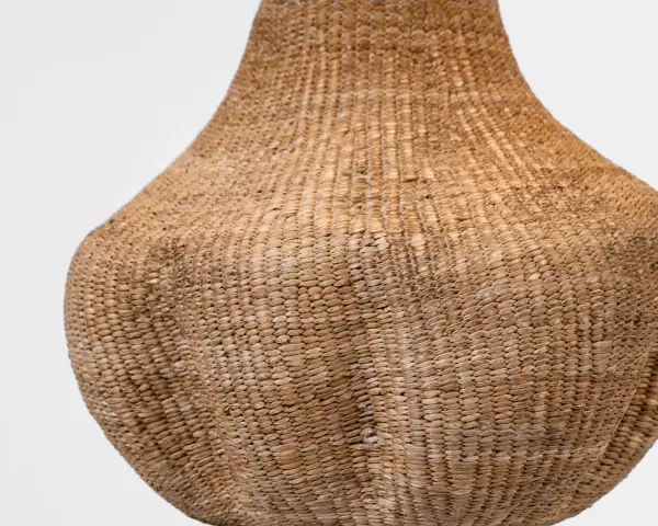 Tahiti 25" Table Lamp in Toast with Linen Shade - Image 4