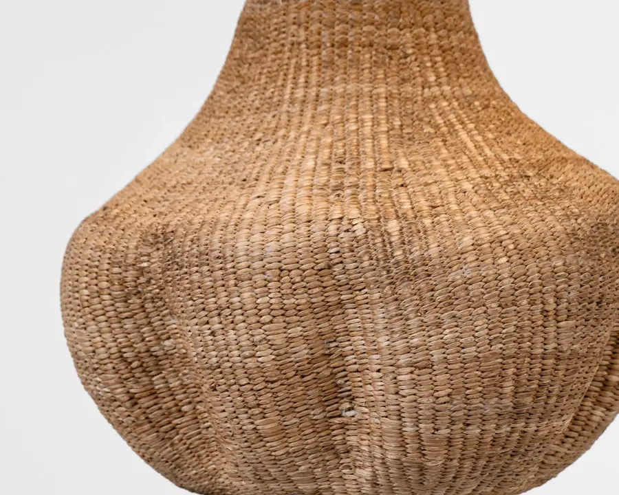 Tahiti 25" Table Lamp in Toast with Linen Shade - Image 4