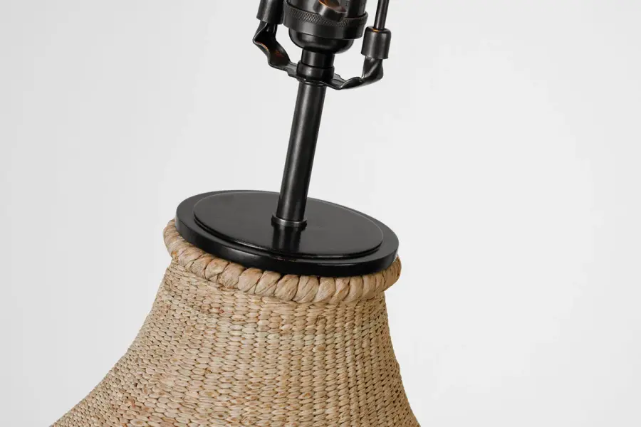 Sophisticated Coastal-Inspired Table Lamp with Natural Ash Finish - Image 3