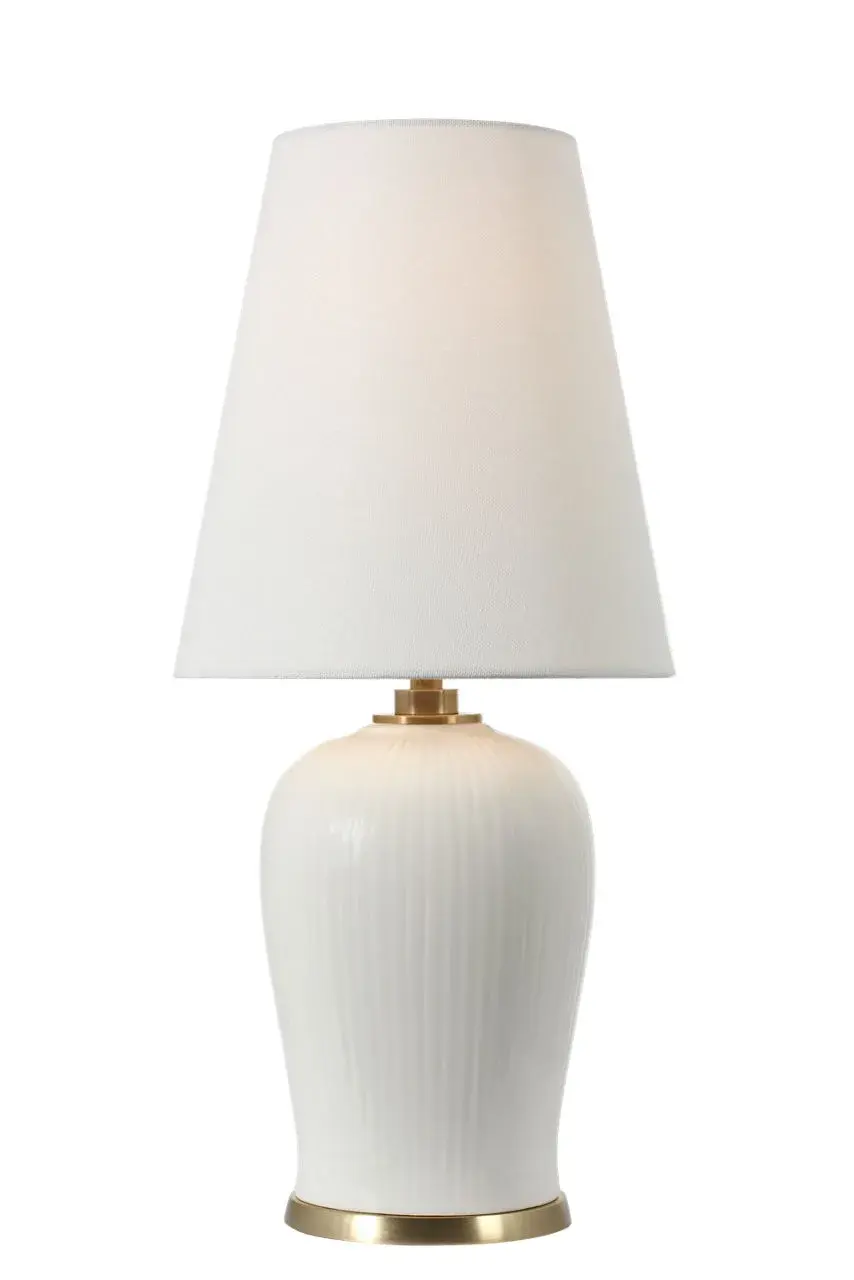 Classic Ivory Table Lamp with Timeless Elegance - Image 1