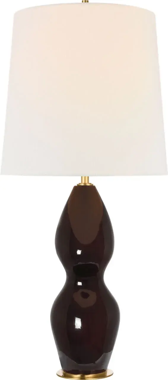 Sophisticated 30" Table Lamp with Timeless Black Caviar Finish - Image 4