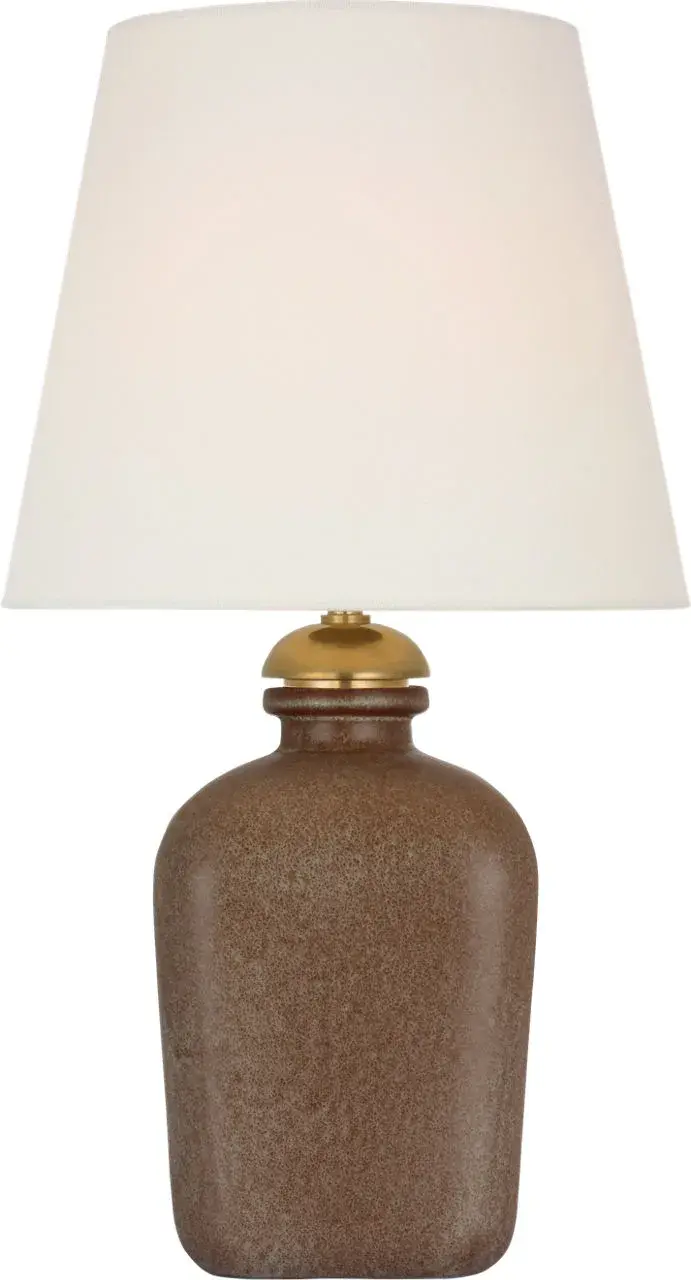 Josy 17" Cordless Table Lamp in Positano Sand with Linen Shade - Image 2