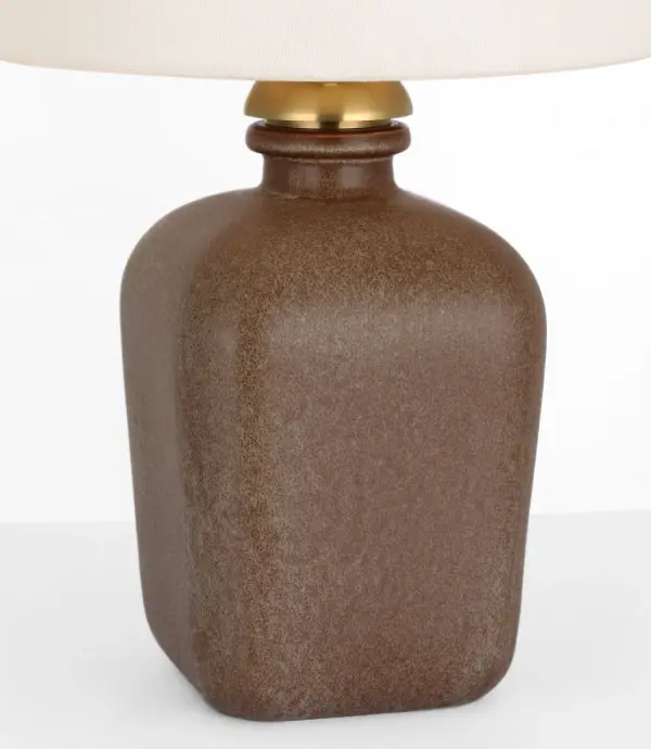 Josy 17" Cordless Table Lamp in Positano Sand with Linen Shade - Image 3