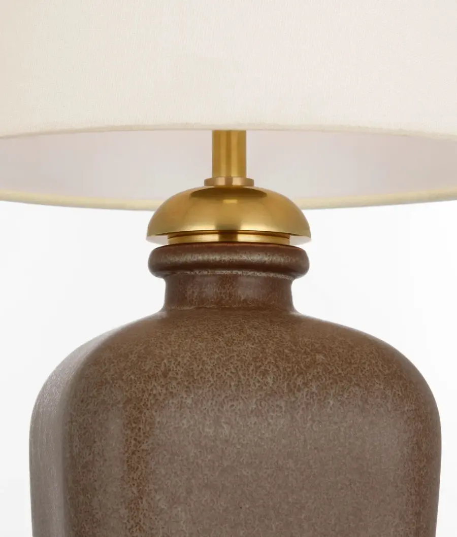 Josy 17" Cordless Table Lamp in Positano Sand with Linen Shade - Image 5