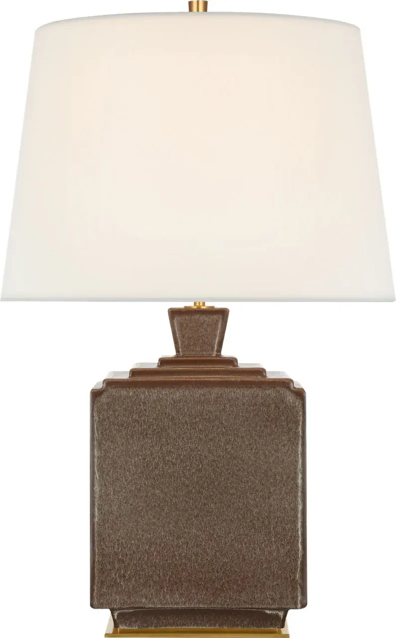 Elegant Transitional Table Lamp with Coastal-Inspired Finish - Image 3