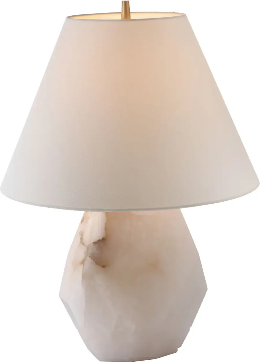 Elegant Alabaster Table Lamp with Timeless Sophistication - Image 3