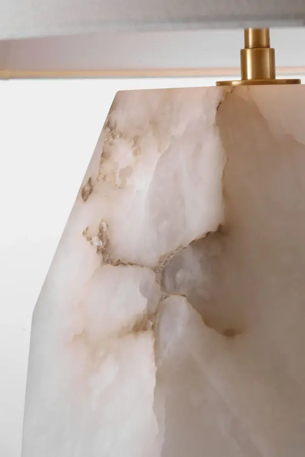 Elegant Alabaster Table Lamp with Timeless Sophistication - Image 4
