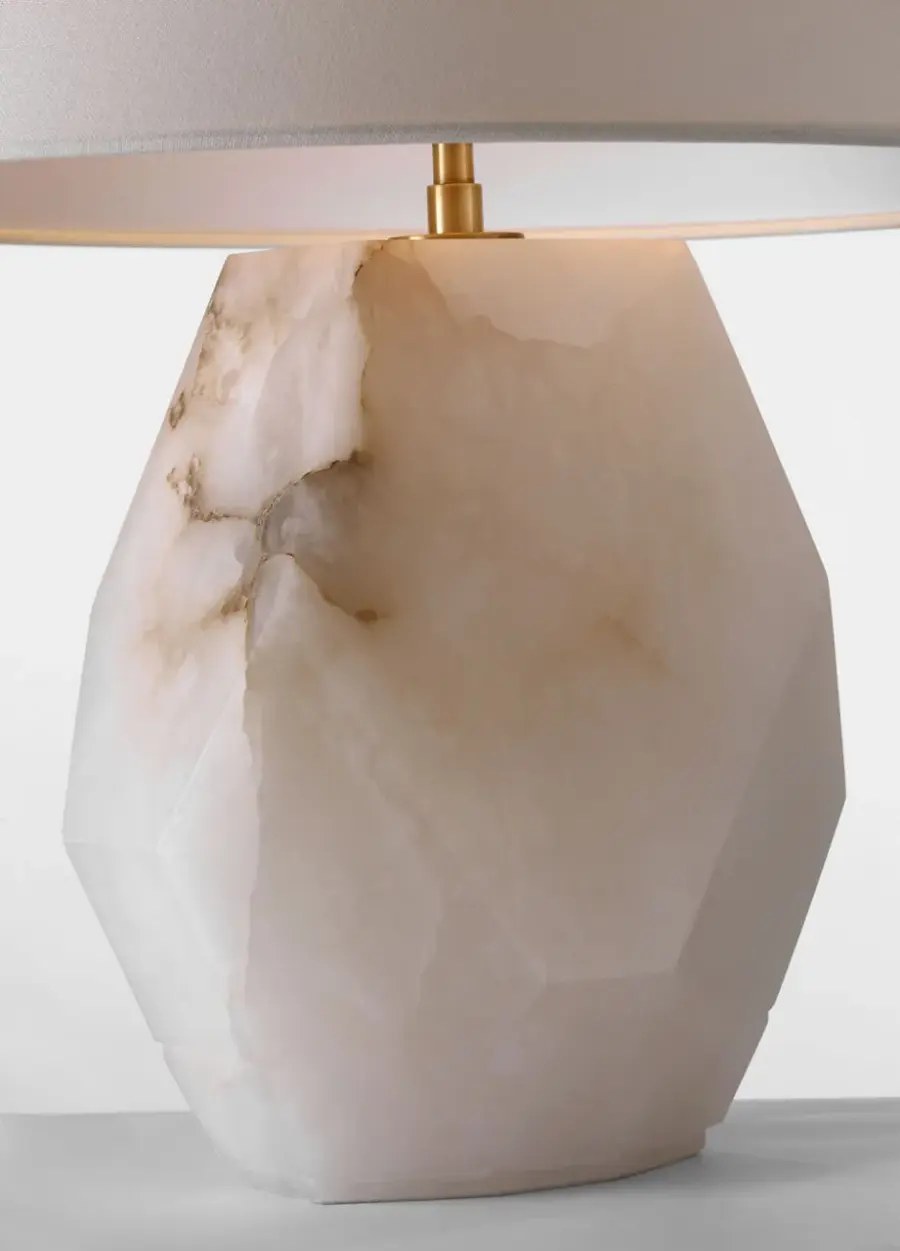 Elegant Alabaster Table Lamp with Timeless Sophistication - Image 6