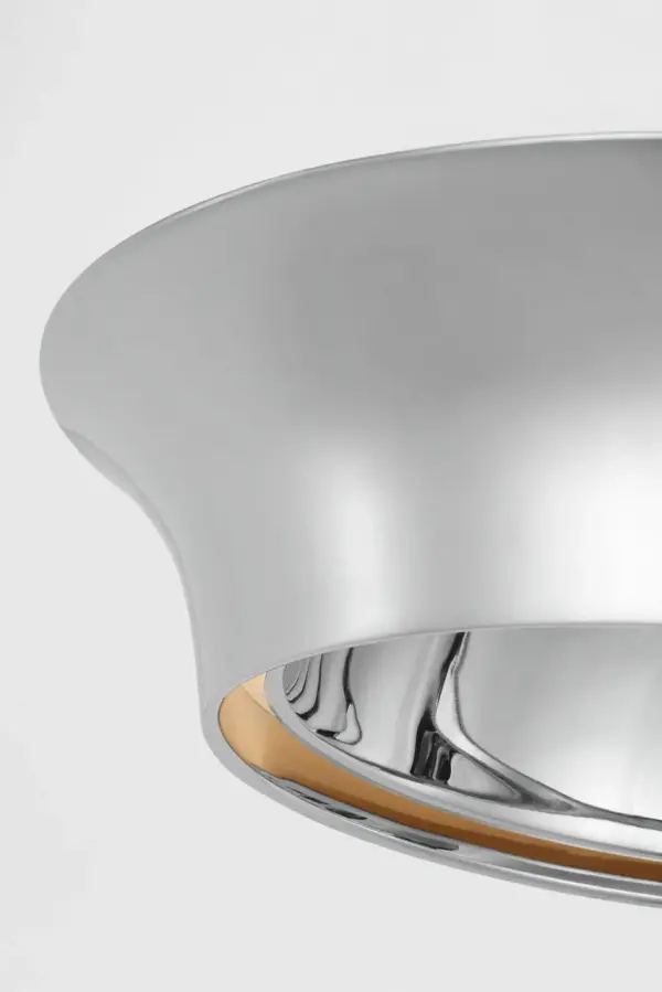 Garland 15" Dual Lit Ring Semi-Flush Mount in Polished Nickel - Image 3