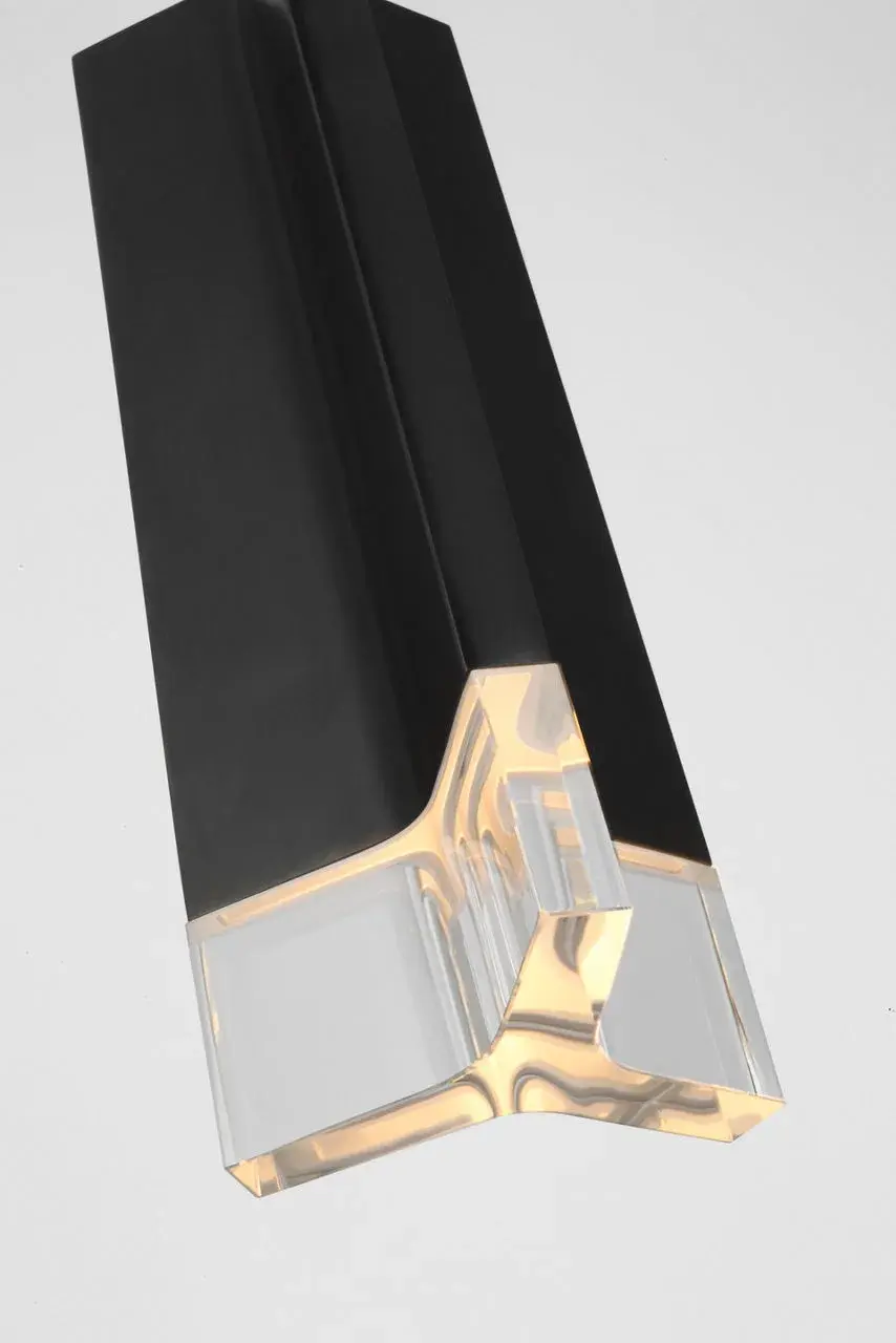 Matcha Single Light Pendant in Bronze with Clear Glass - Image 4