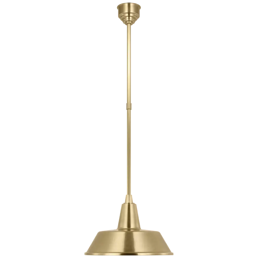 Academy 16" Pendant with Bowers Shade - Image 1