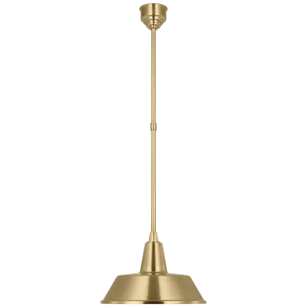 Academy 16" Pendant with Bowers Shade - Image 5