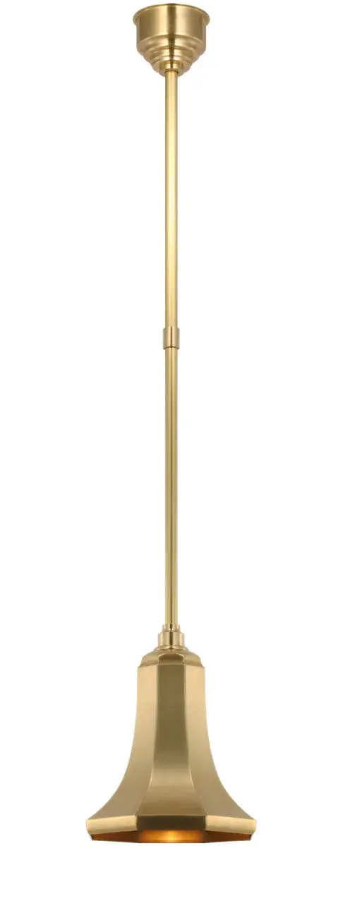 The Academy Pendant combines traditional styling with durable outdoor construction. Its hand-rubbed antique brass finish and 9.25" Savannah shade create warm, inviting illumination for covered outdoor spaces.