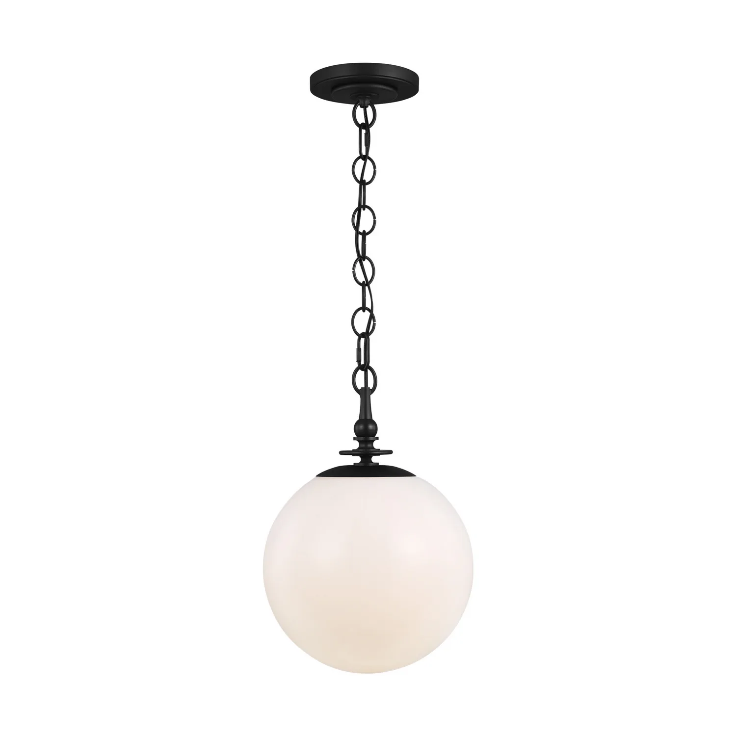Capri One Light Pendant in Aged Iron
