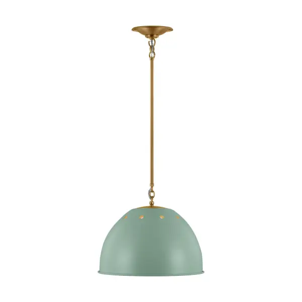 Robbie One Light Pendant in Eucalyptus