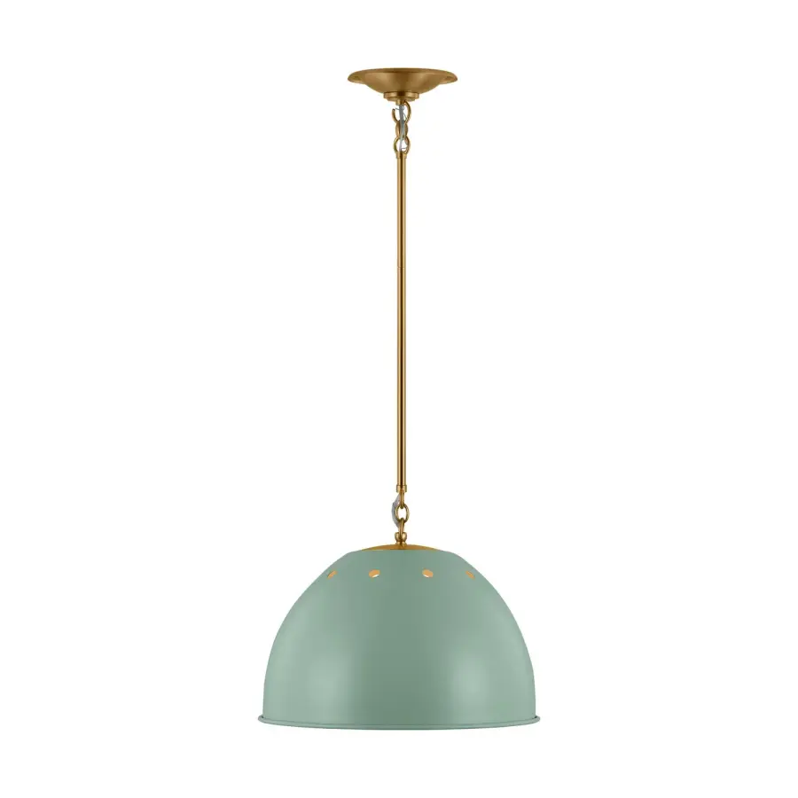 Robbie One Light Pendant in Eucalyptus