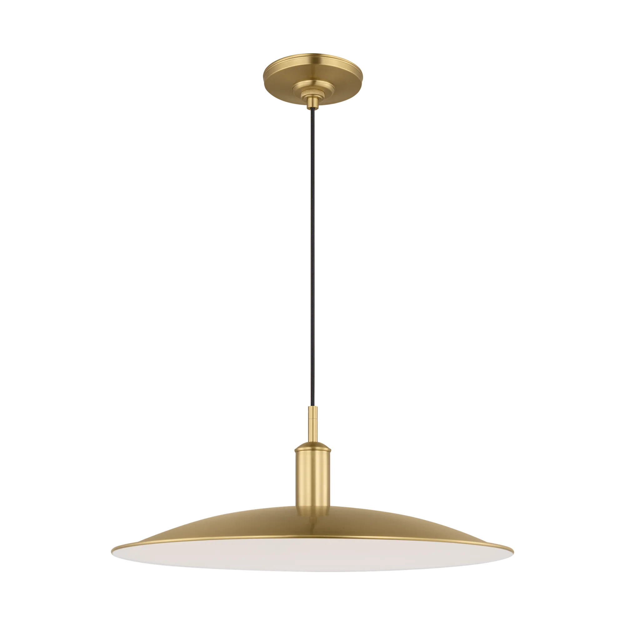 Dash Medium Pendant in Burnished Brass