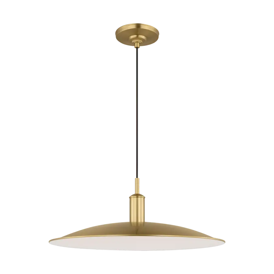 Dash Medium Pendant in Burnished Brass - Image 1