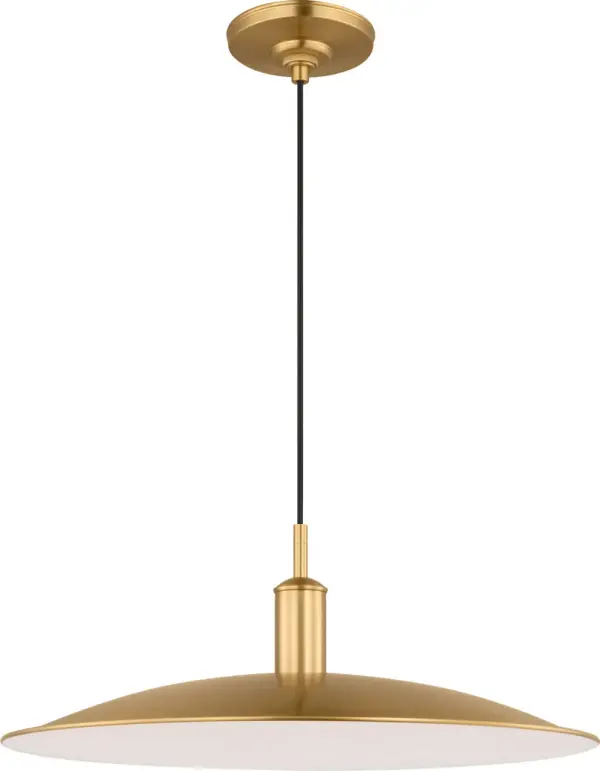 Dash Medium Pendant in Burnished Brass - Image 2