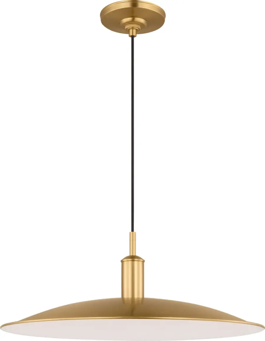 Dash Medium Pendant in Burnished Brass - Image 2