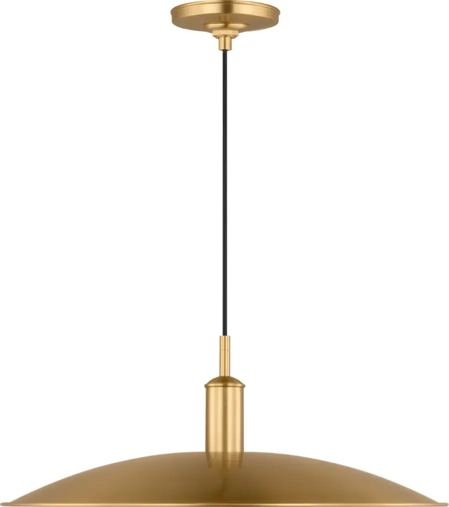 Dash Medium Pendant in Burnished Brass - Image 3