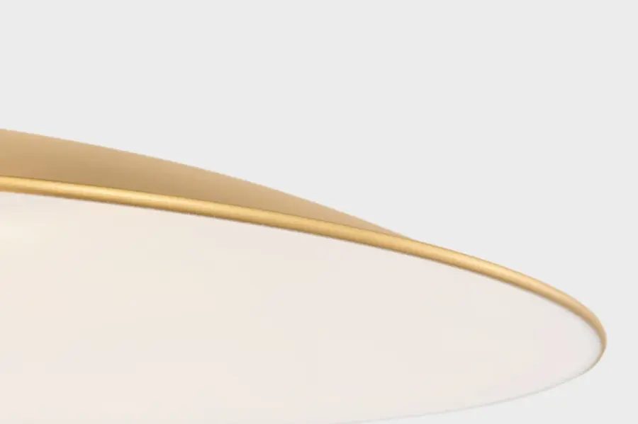 Dash Medium Pendant in Burnished Brass - Image 4